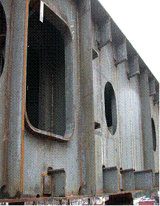 Weld & cut edges on block